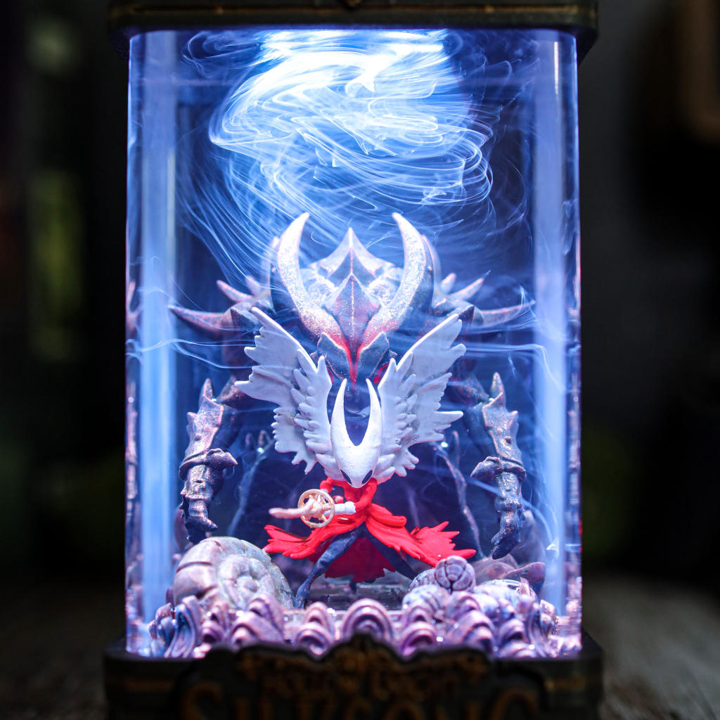 Hornet Battle Hollow Knight Silksong Diorama Lamp - Image 9