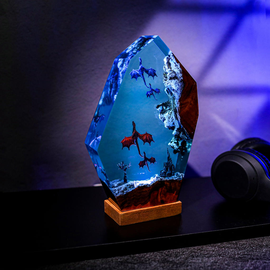 Ice Dragon and Fire Dragon Night Light - Image 2