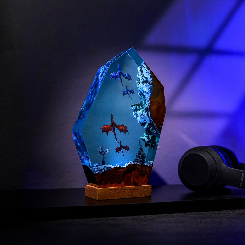 Ice Dragon and Fire Dragon Night Light - Image 3