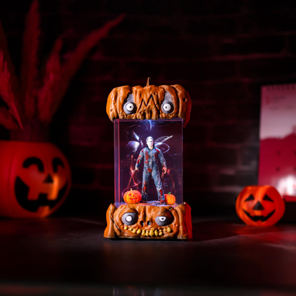 Jason Voorhees Friday the 13th Halloween Pumpkin Lamp - Image 6