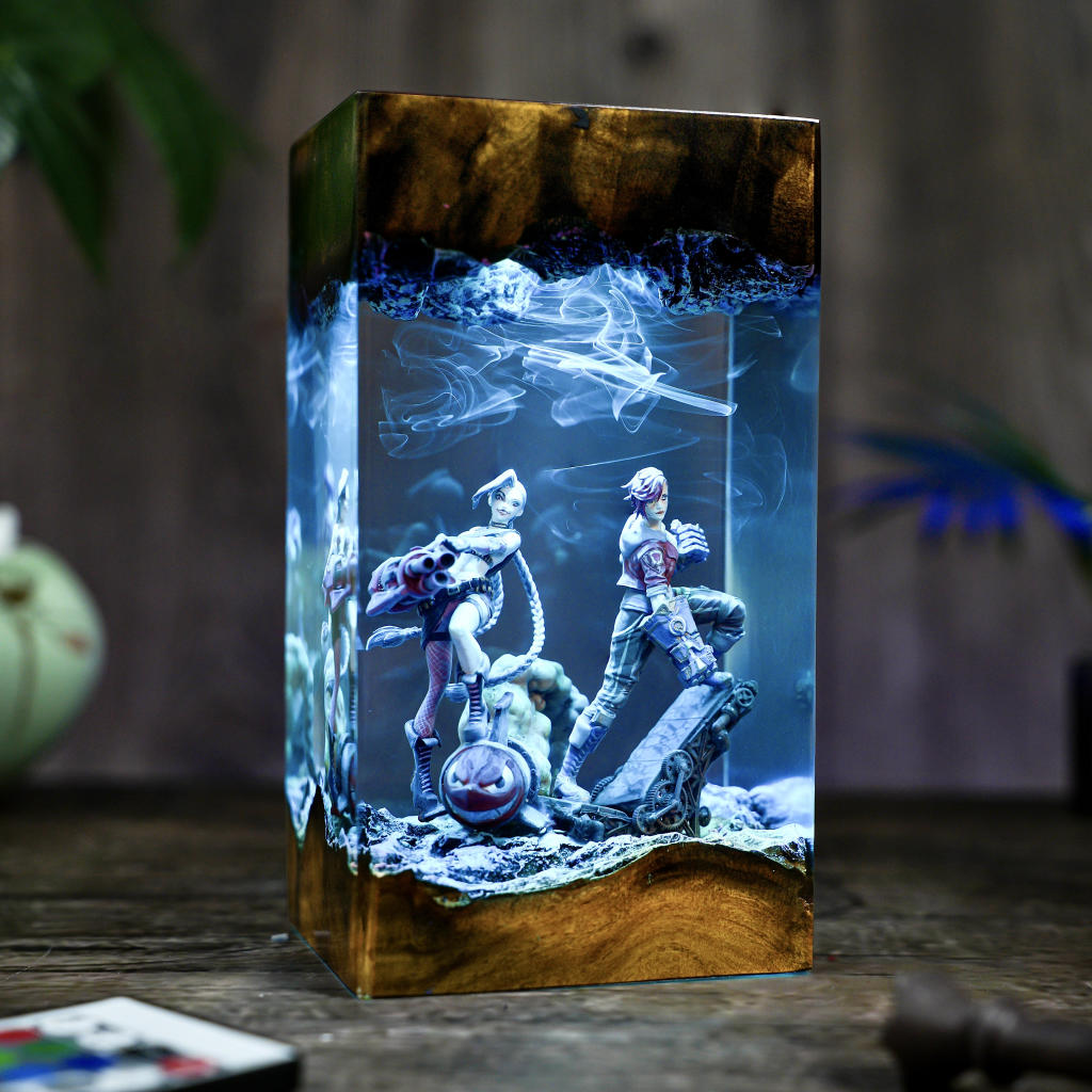 Jinx and Vi Arcane League of Legends Lamp - Image 7