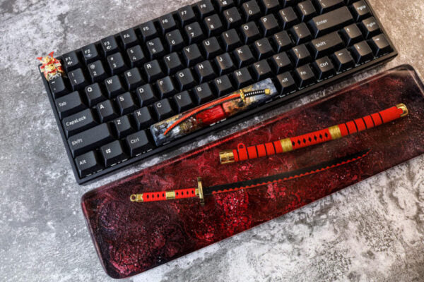 Red Katana Resin Wrist Rest - Image 10