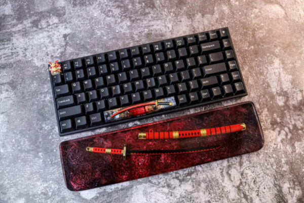 Red Katana Resin Wrist Rest - Image 3