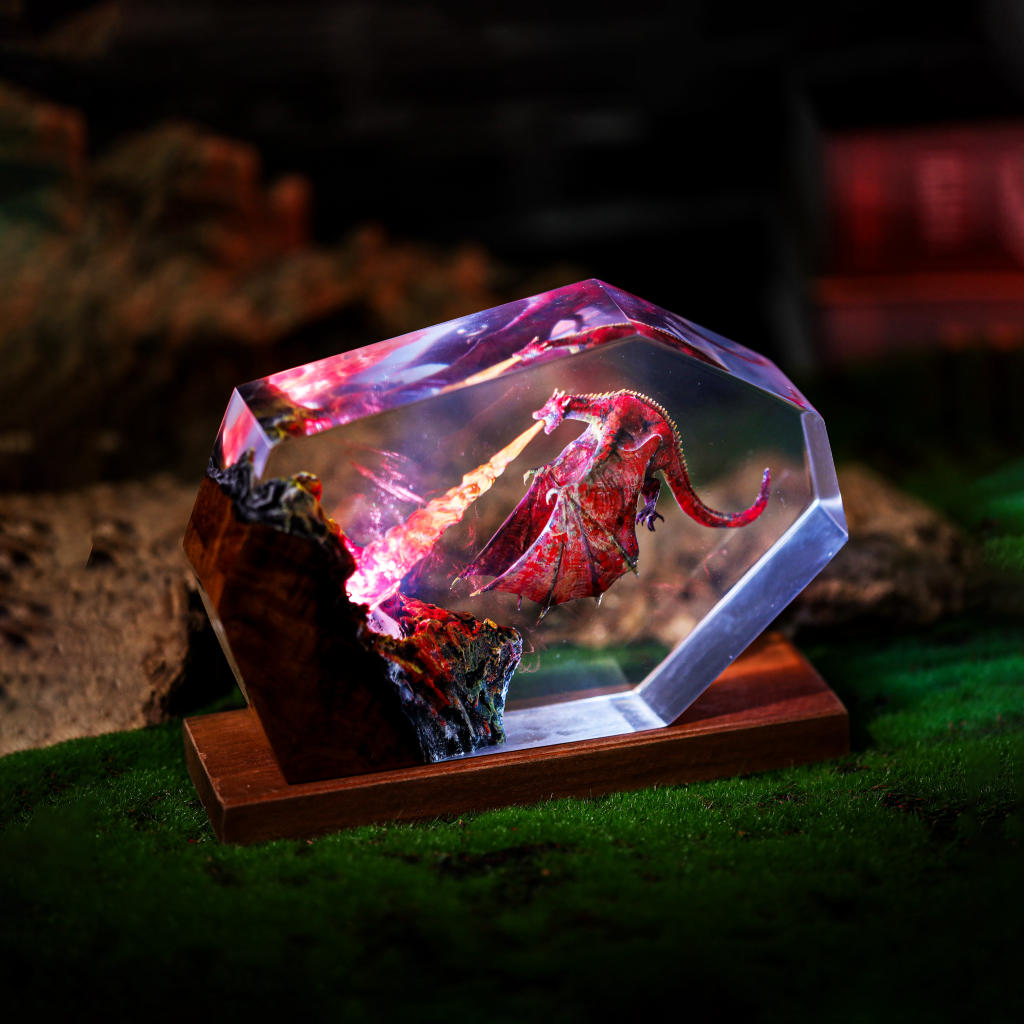 Meleys Dragon Breathing Fire Lamp - Image 7