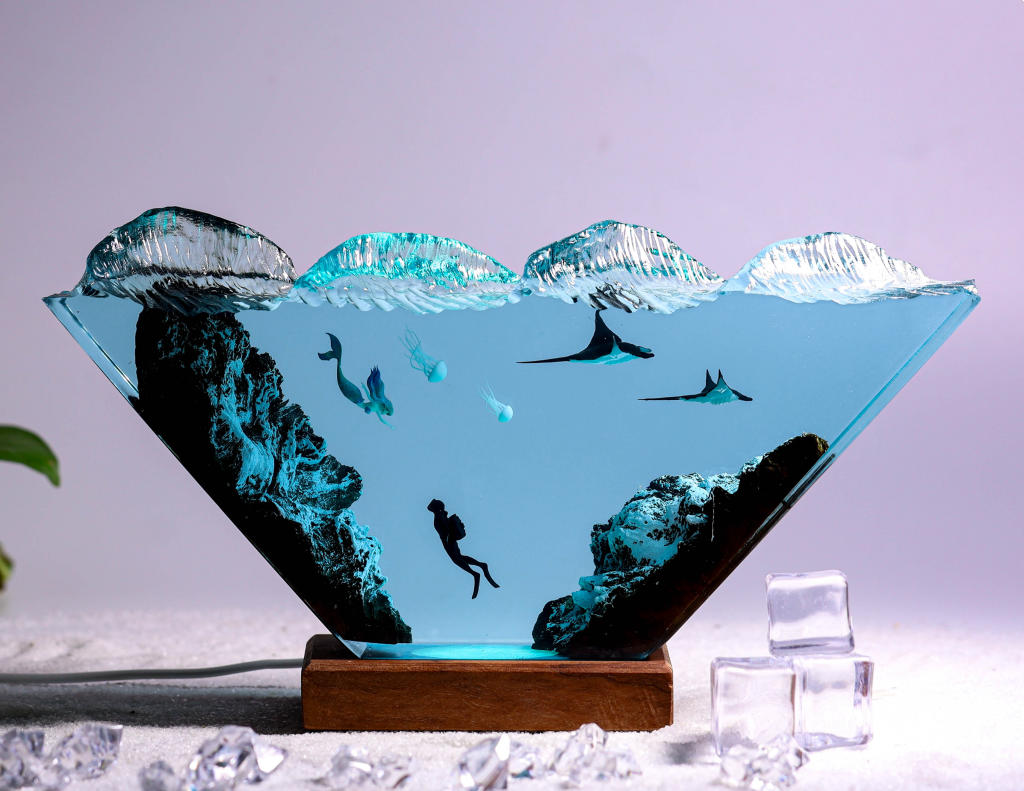 Mermaid and Diver Night Lights ver 2 - Image 6