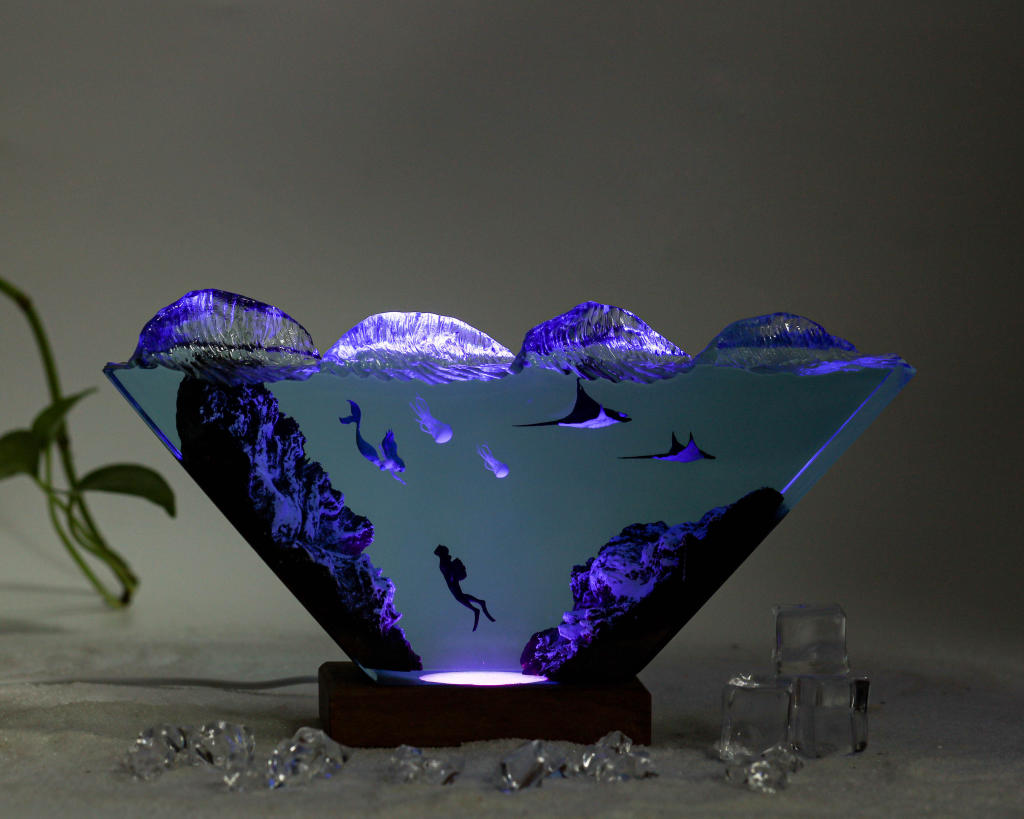 Mermaid and Diver Night Lights ver 2 - Image 8