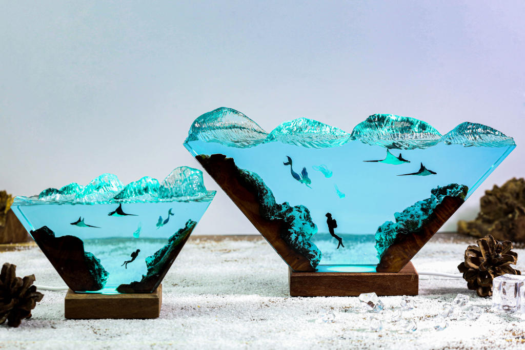 Mermaid and Diver Night Lights ver 2 - Image 2