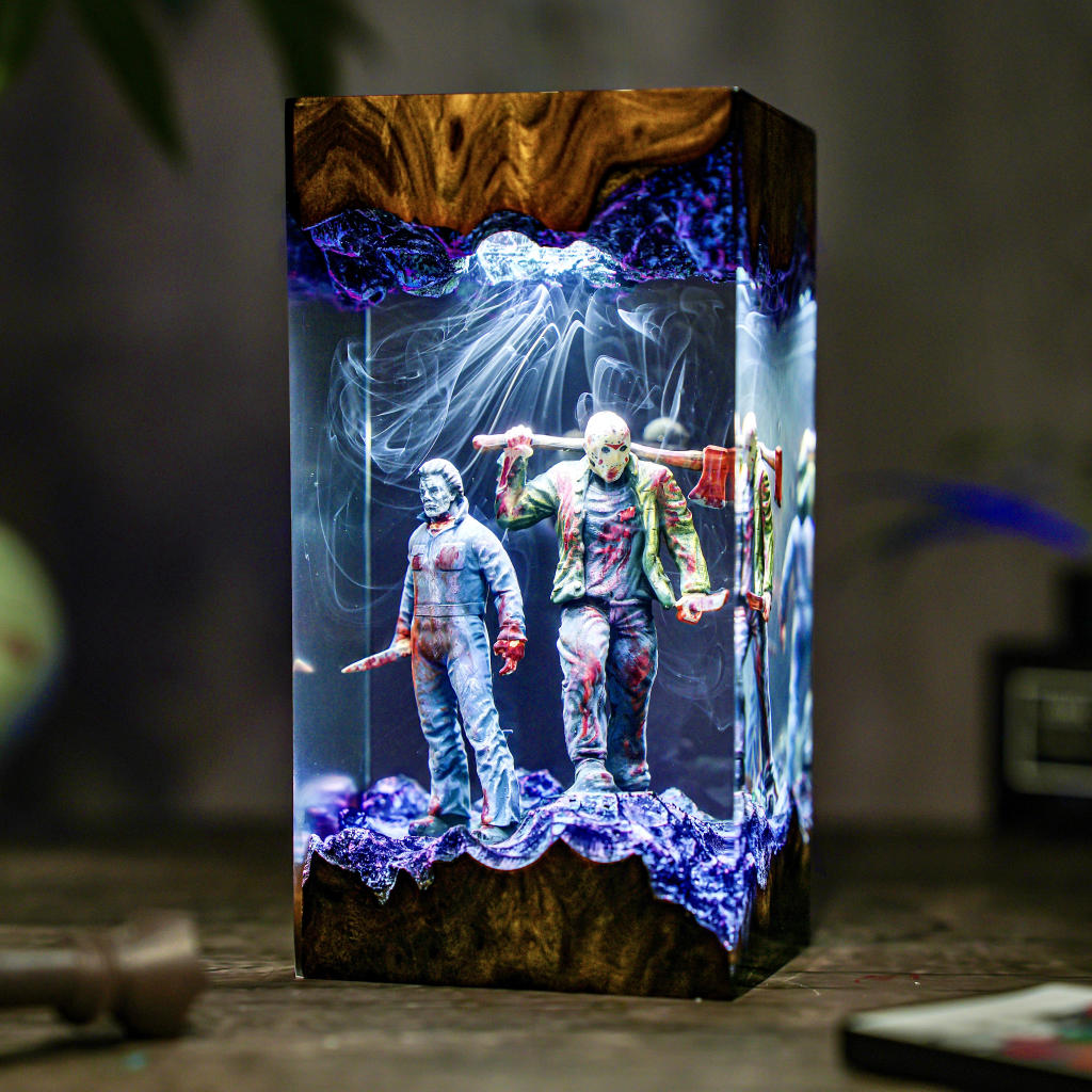 Michael &amp; Jason Halloween Lamp