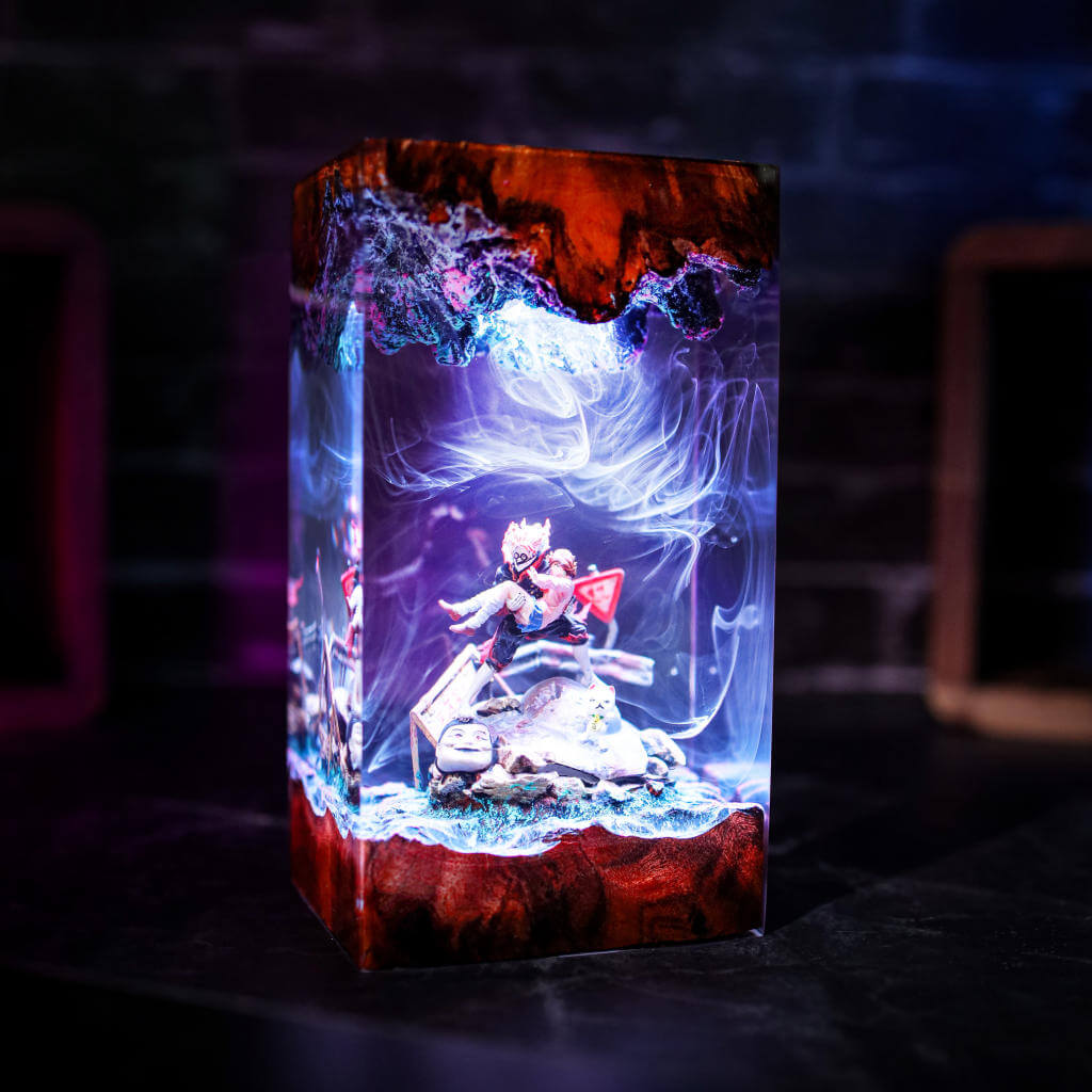 Momo Ayase and Okarun Dandadan Lamp - Image 4