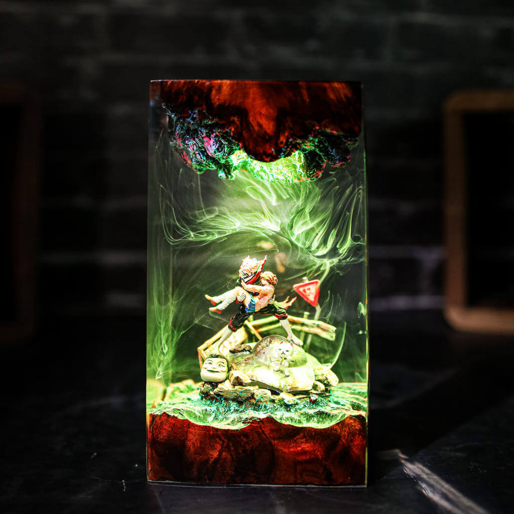 Momo Ayase and Okarun Dandadan Lamp - Image 8