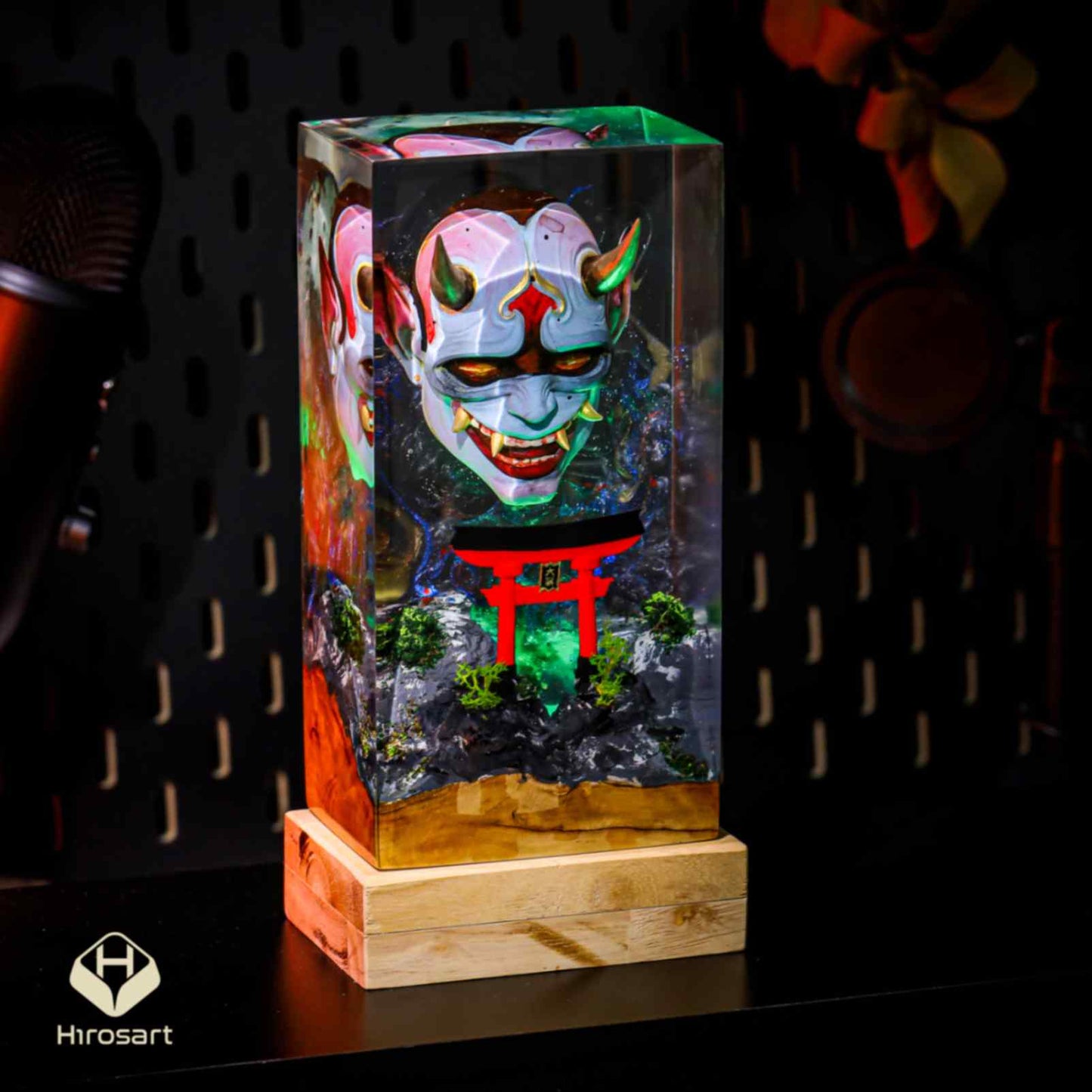 Ori Hannya Japanese Devil Mask Night Light - Image 5