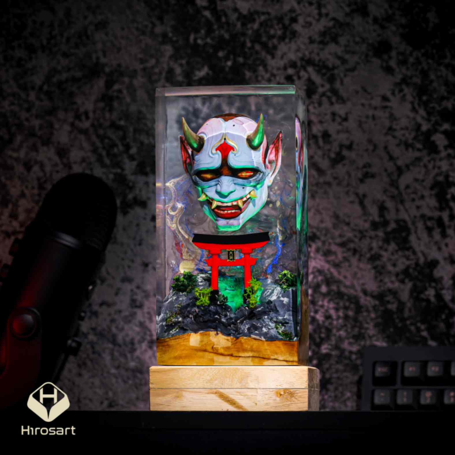 Ori Hannya Japanese Devil Mask Night Light - Image 6