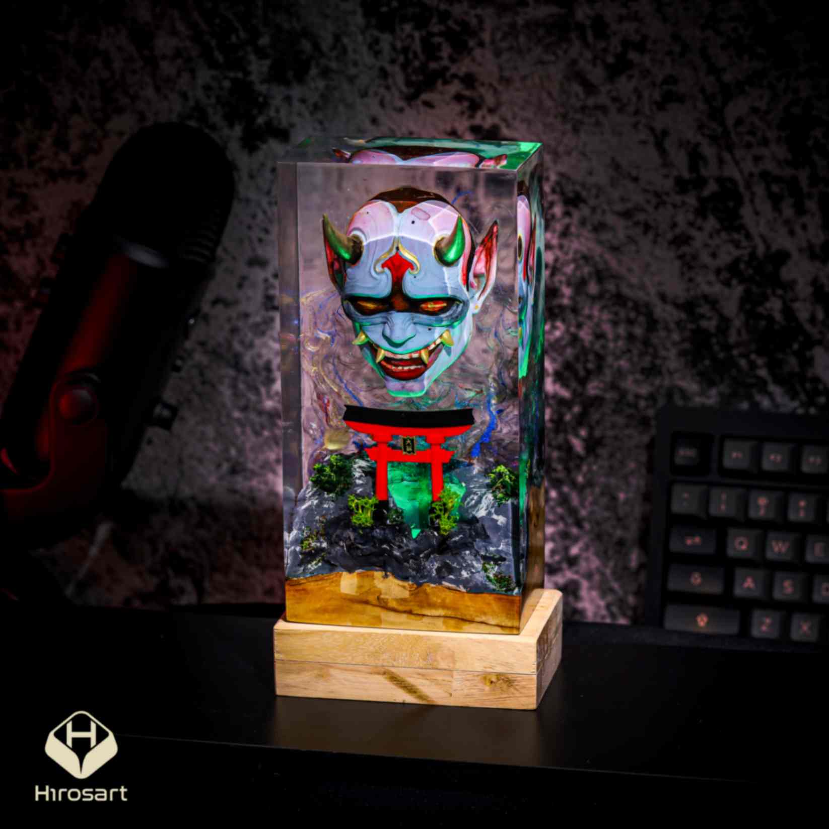 Ori Hannya Japanese Devil Mask Night Light - Image 7