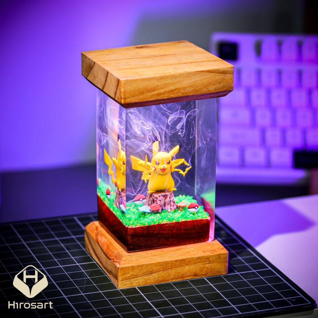 Pikachu Pokemon Resin Lamp Ver 2 - Image 2