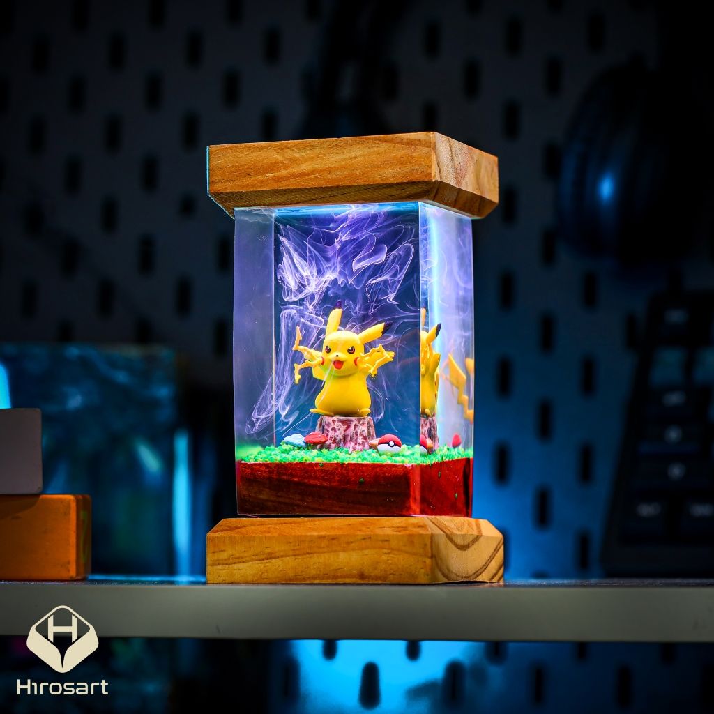 Pikachu Pokemon Resin Lamp Ver 2 - Image 3