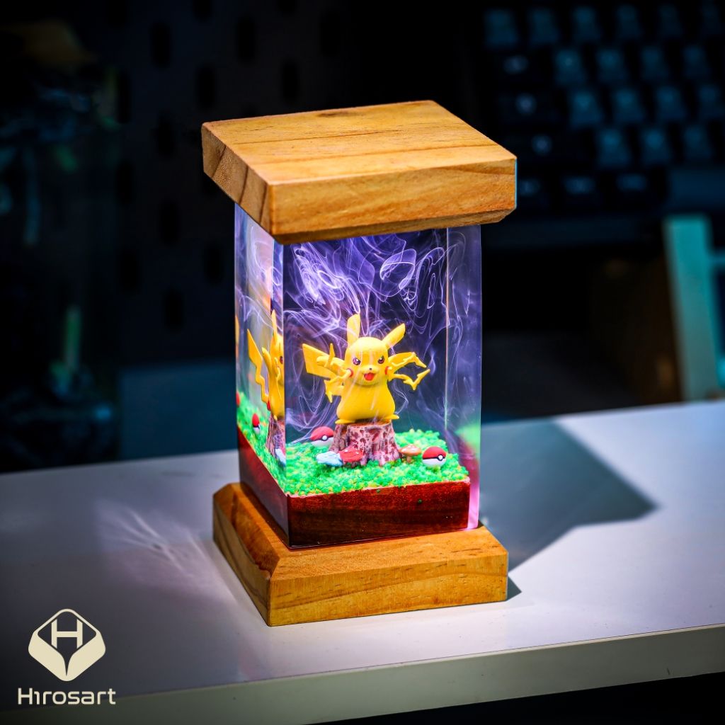 Pikachu Pokemon Resin Lamp Ver 2 - Image 4