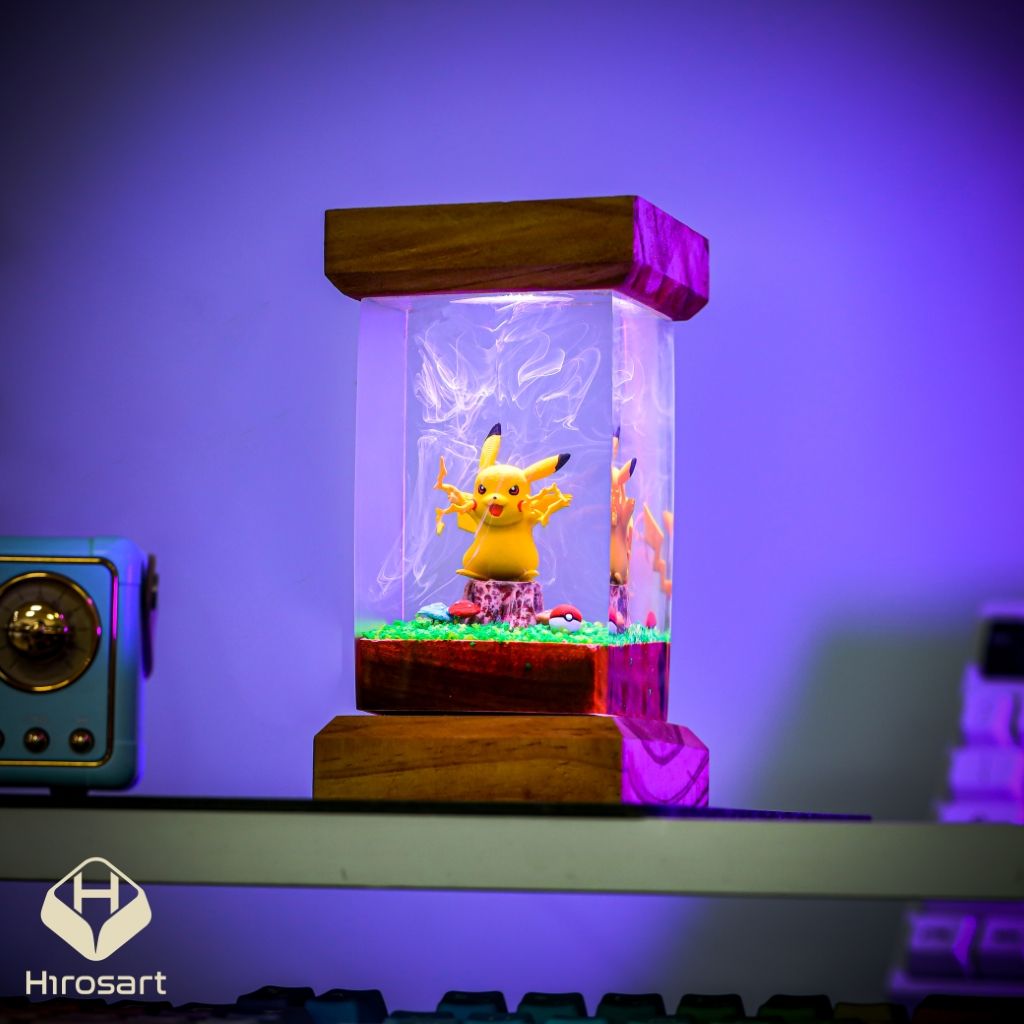 Pikachu Pokemon Resin Lamp Ver 2 - Image 5
