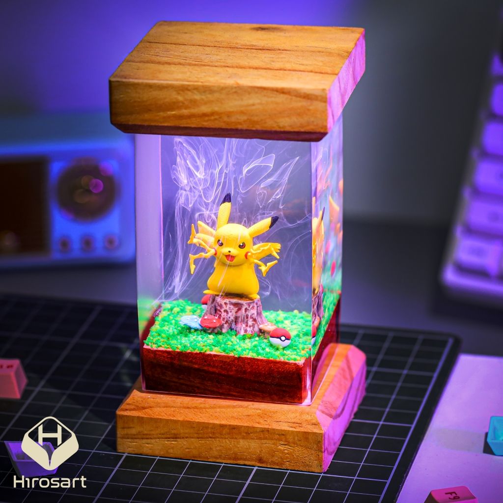 Pikachu Pokemon Resin Lamp Ver 2 - Image 8