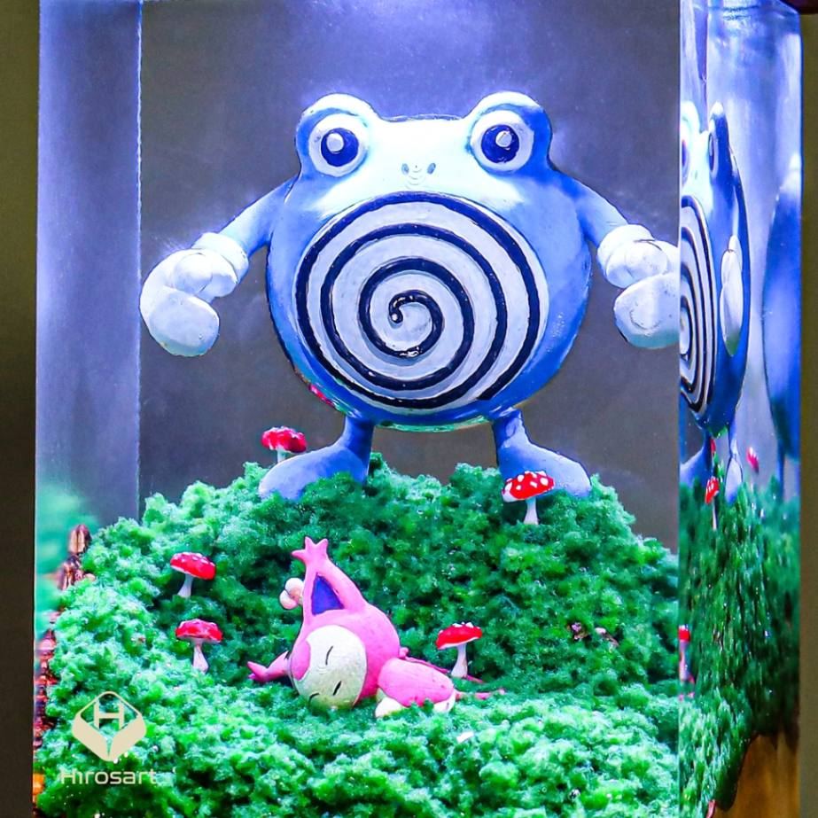 Polliwhirl Pokemon Epoxy Night Light - Image 8