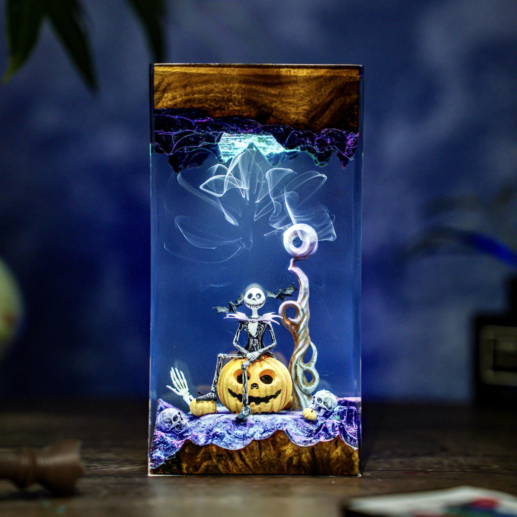 Pumpkin Jack Halloween Lamp - Image 2
