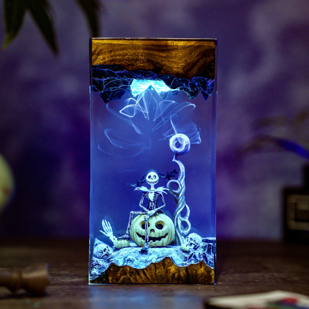 Pumpkin Jack Halloween Lamp - Image 6