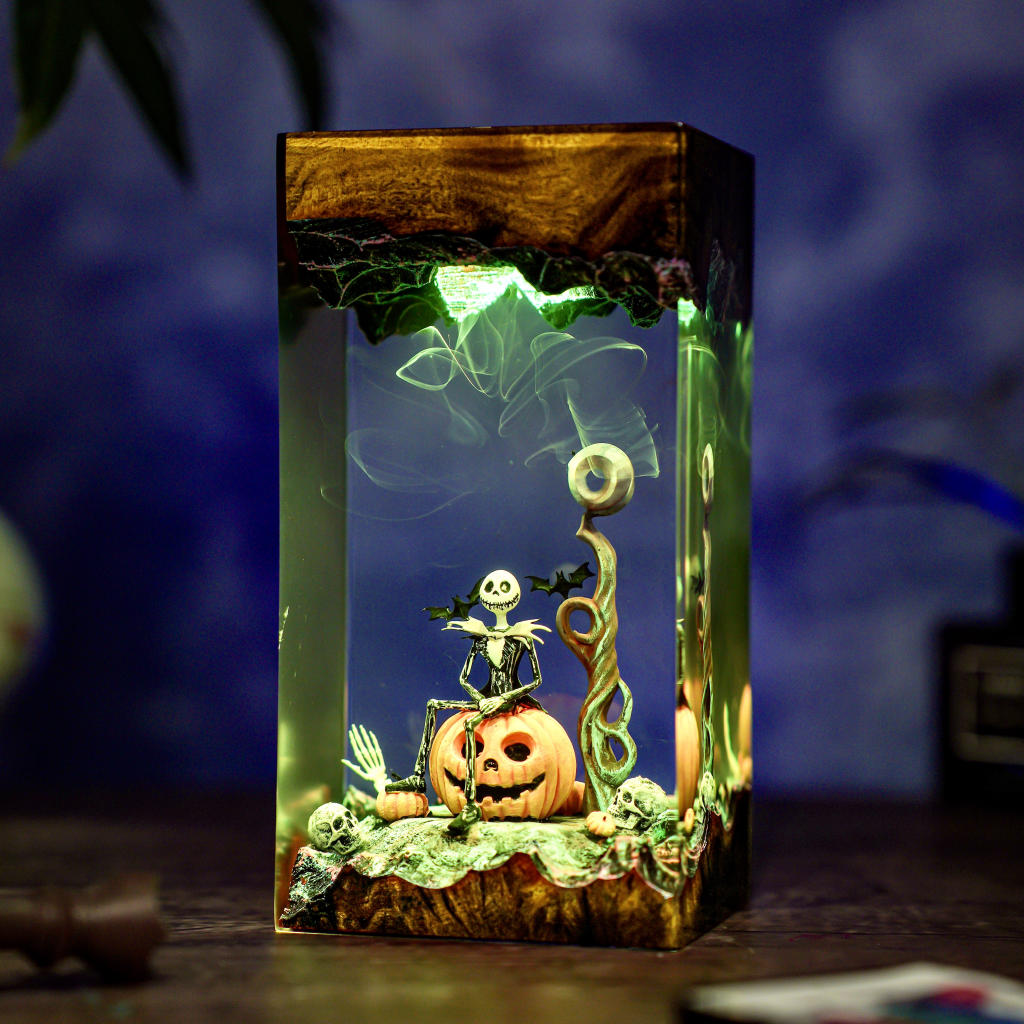 Pumpkin Jack Halloween Lamp - Image 8