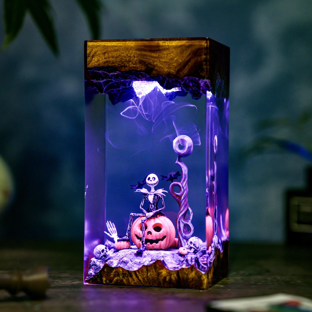 Pumpkin Jack Halloween Lamp - Image 9