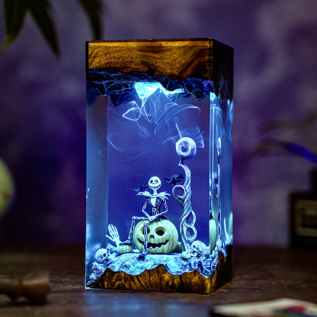 Pumpkin Jack Halloween Lamp - Image 10