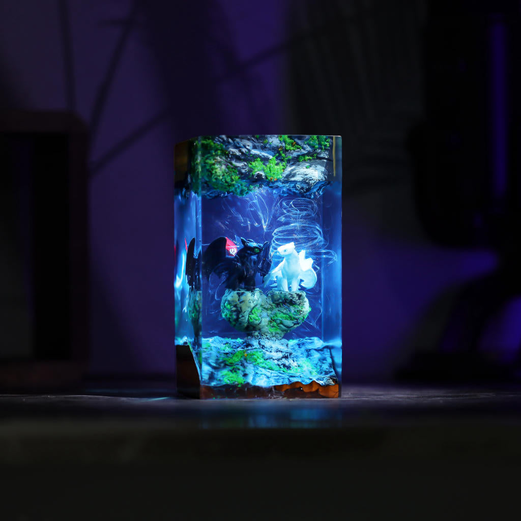 Toothless and Light Fury Lamp Ver 5 - Image 8