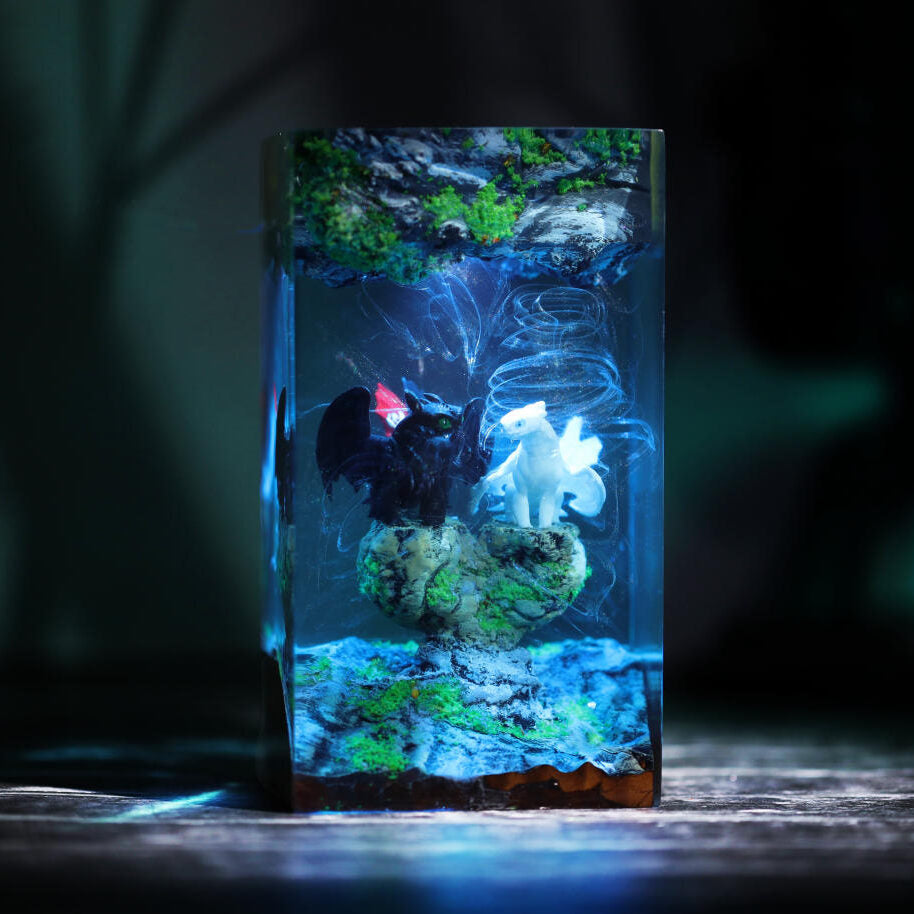 Toothless and Light Fury Lamp Ver 5