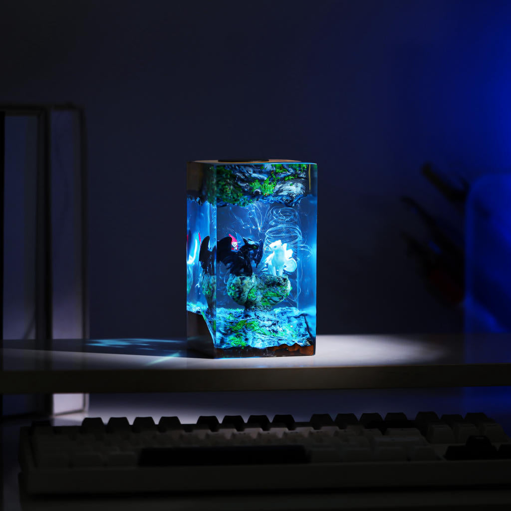 Toothless and Light Fury Lamp Ver 5 - Image 5