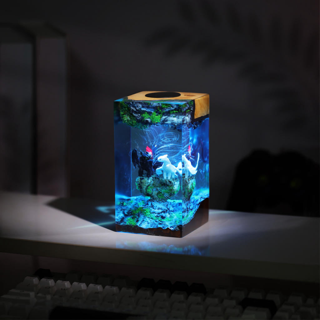 Toothless and Light Fury Lamp Ver 5 - Image 3