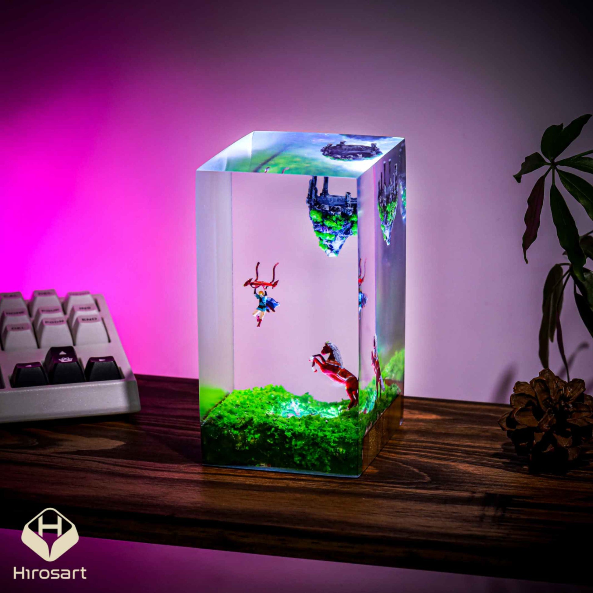 TOTK's Sky Islands in The Legend of Zelda Epoxy Lamp Ver 2 - Image 3