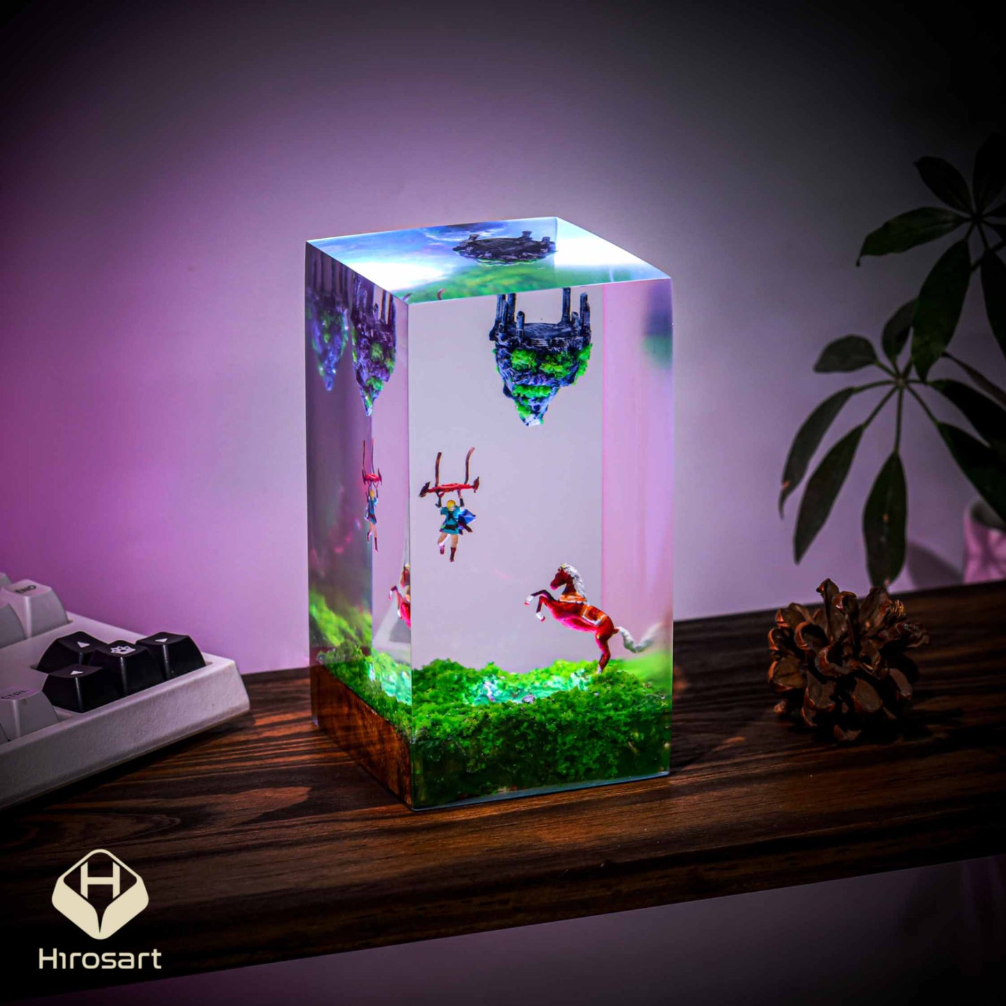 TOTK's Sky Islands in The Legend of Zelda Epoxy Lamp Ver 2 - Image 4