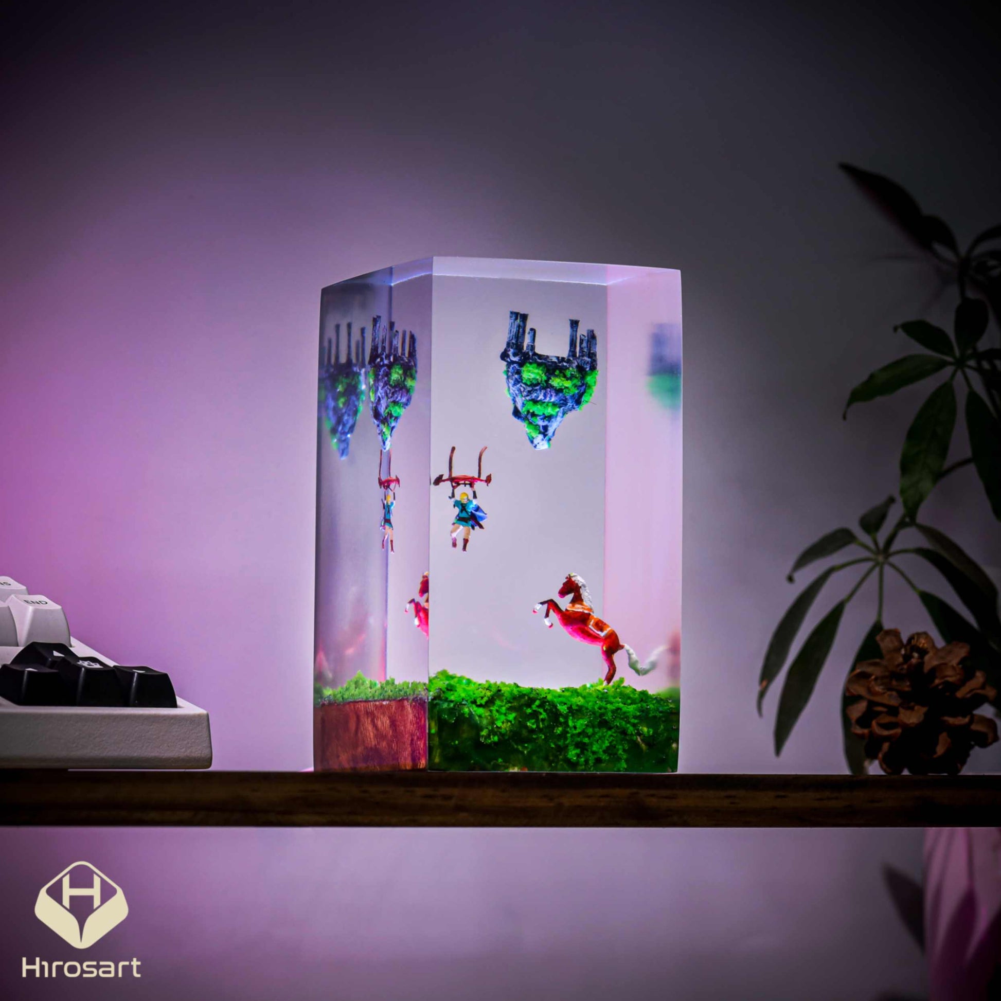 TOTK's Sky Islands in The Legend of Zelda Epoxy Lamp Ver 2 - Image 5