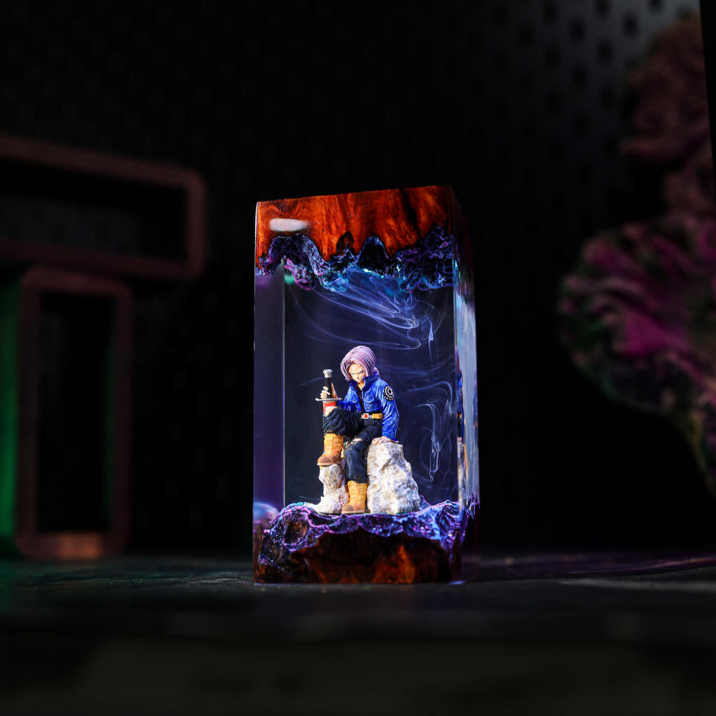 Lavender Warrior Resin Lamp - Image 10