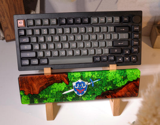 Zelda Hylian Shield and Master Sword Wrist Rest
