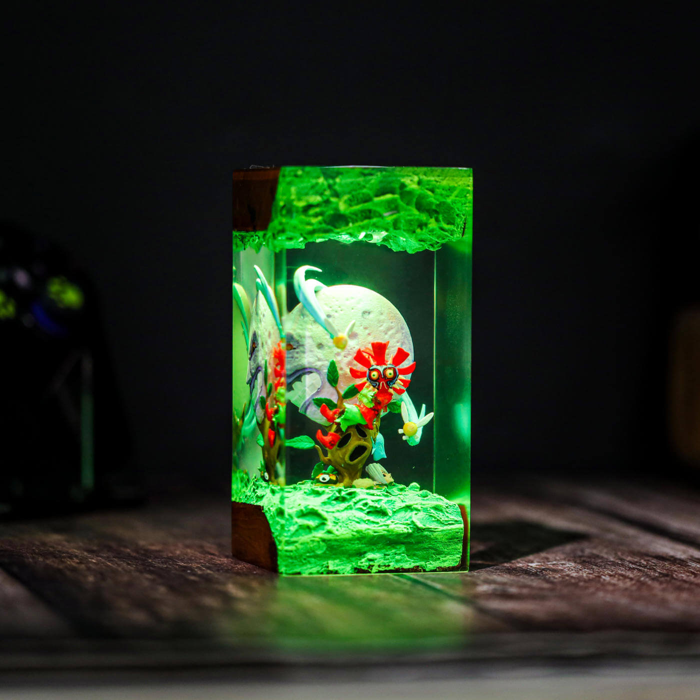 Zelda Skull Kid and Moon Night Light - Image 6