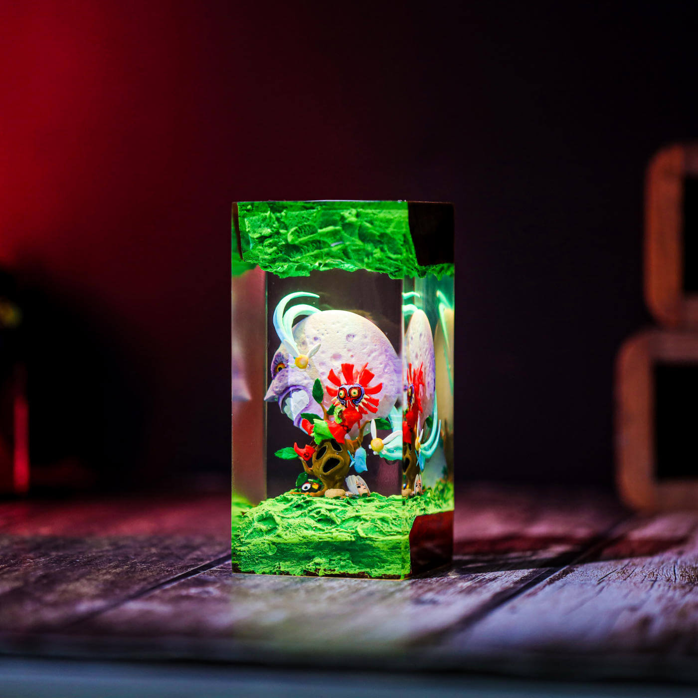 Zelda Skull Kid and Moon Night Light - Image 2