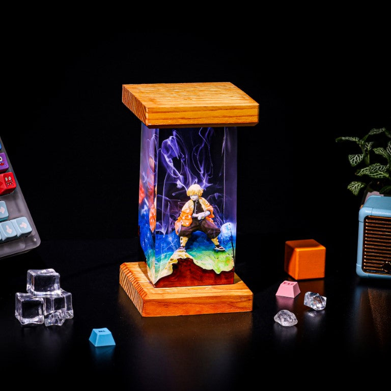 Thunder Lightning Swordsman Resin Lamp - Image 6