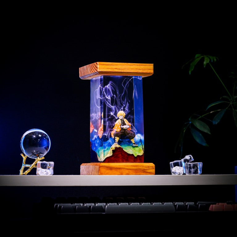Thunder Lightning Swordsman Resin Lamp - Image 5